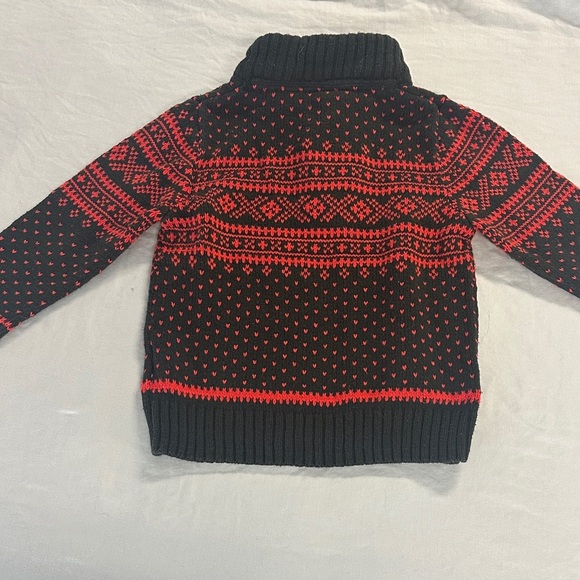 GAP - Black and Red Medium weight Quality Turtleneck Sweater - Picture 4 of 4